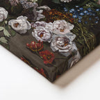 Dikey Kanvas Tablo Claude Monet Sepetli Çiçekler Canlı Renkler Ressam Tablosu Ev Ofis Dekoru