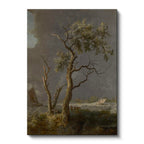 Dikey Kanvas Tablo S.R.V. Yelkenliler Denizi Fırtınalı Hava Dalgalı Su Ressam Tablosu Ev Ofis Dekoru