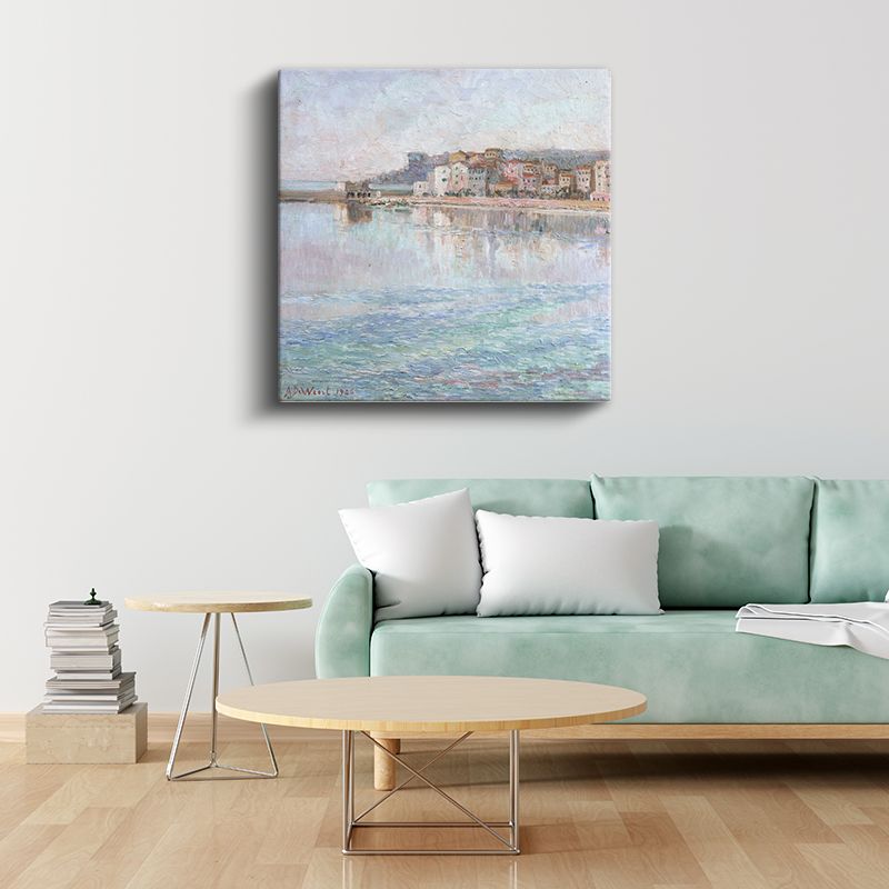 Adolphe Yvon - Akdeniz Kıyısı Kanvas Tablo