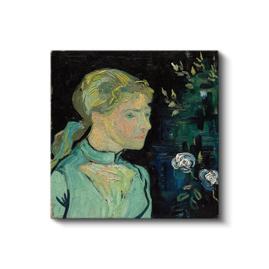 Vincent van Gogh - Adeline Ravoux'un Portresi Kanvas Tablo