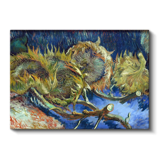 Vincent van Gogh - Dört Solmuş Ayçiçeği Kanvas Tablo