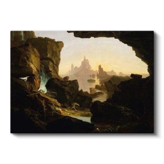 Thomas Cole - Mağaradan Görünüm Kanvas Tablo
