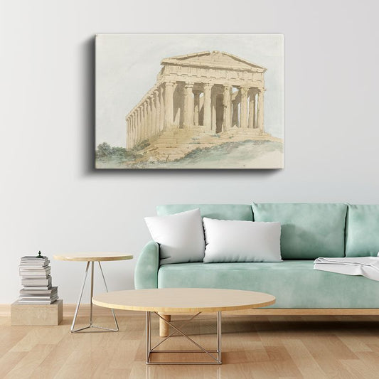 William Pars - Atina Parthenon Tapınağı Kanvas Tablo