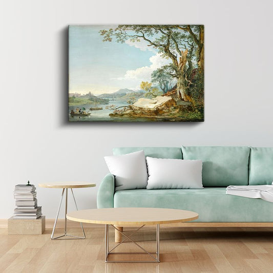 Richard Wilson - İtalyan Manzarası Kanvas Tablo