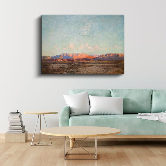 Thomas Moran - Kızıl Kanyon Manzarası Kanvas Tablo