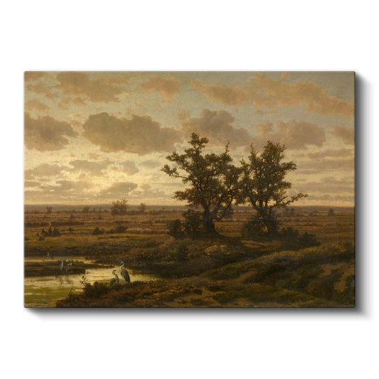 Théodore Rousseau - Ova Manzarası Kanvas Tablo