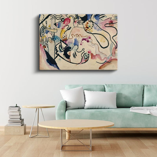 Wassily Kandinsky - Kompozisyon VIII Kanvas Tablo