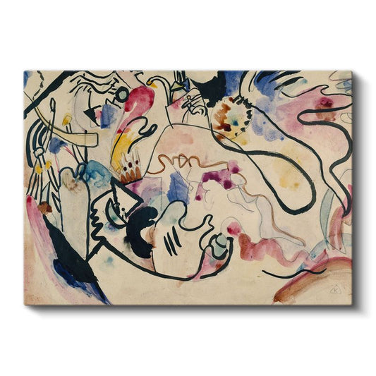 Wassily Kandinsky - Kompozisyon VIII Kanvas Tablo