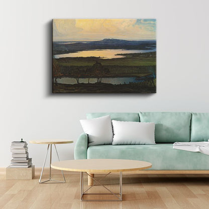 Akseli Gallen-Kallela - Keikyä Manzarası Kanvas Tablo