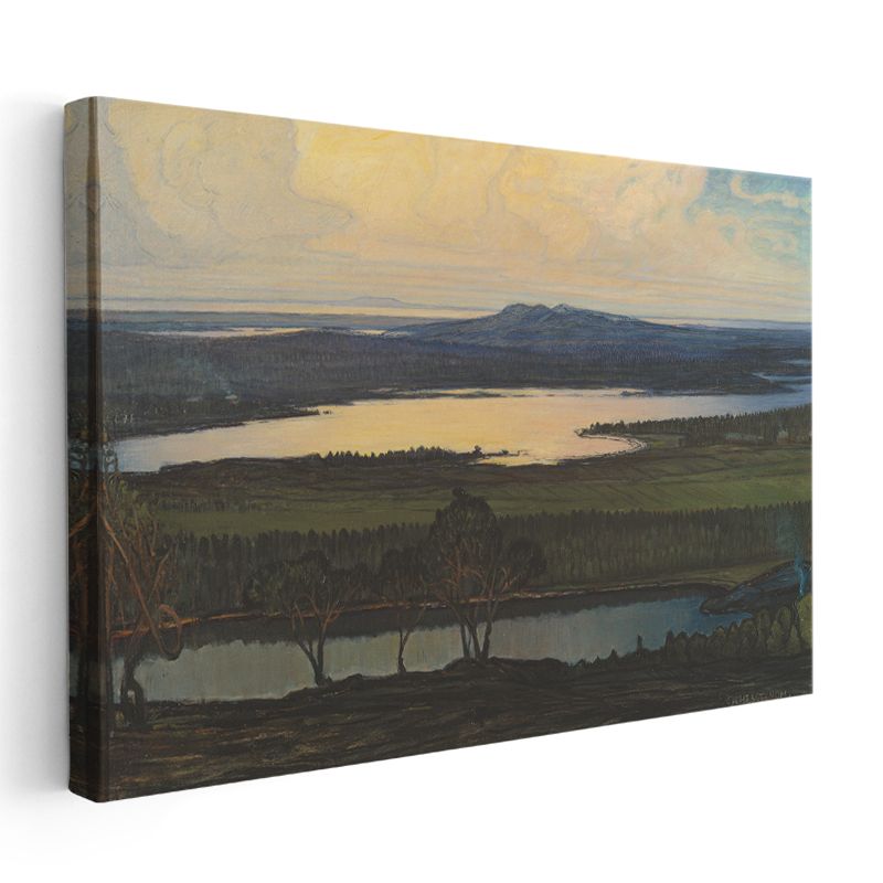 Akseli Gallen-Kallela - Keikyä Manzarası Kanvas Tablo