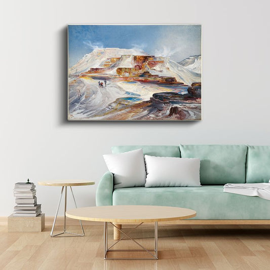 Thomas Moran - Yellowstone Termal Kaynakları Kanvas Tablo