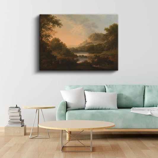 Richard Wilson - Akşam Manzarası Kanvas Tablo