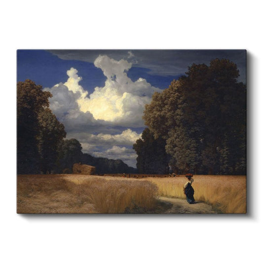 Albert Bierstadt - Bulutlu Manzara Kanvas Tablo