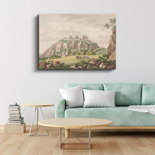 Thomas Girtin - Stirling Kalesi Kanvas Tablo