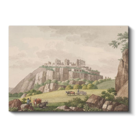 Thomas Girtin - Stirling Kalesi Kanvas Tablo