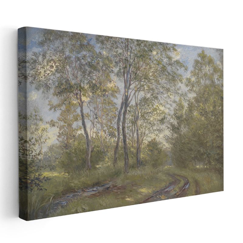 Alfred Sisley - Ağaçlık Patika Kanvas Tablo