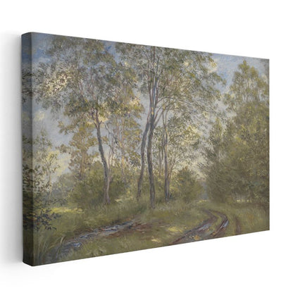 Alfred Sisley - Ağaçlık Patika Kanvas Tablo