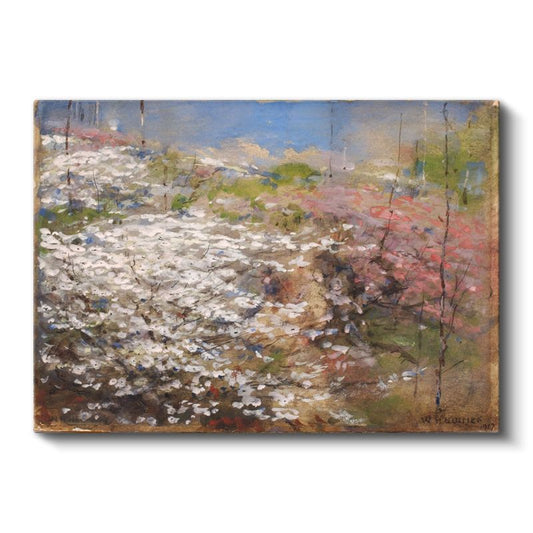 William Trost Richards - Bahar Çiçekleri Kanvas Tablo