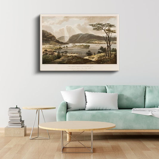 William Havell - Göl Manzarası Kanvas Tablo