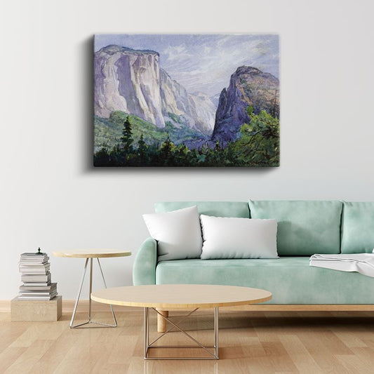 Thomas Hill - Yosemite Vadisi Kanvas Tablo