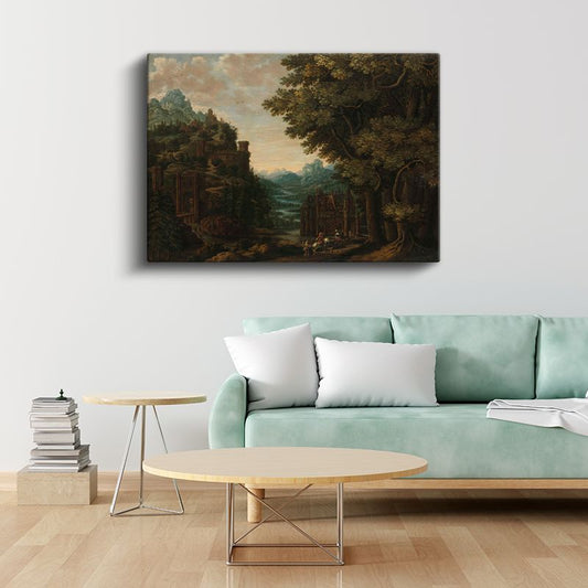 Alexander Keirincx - Orman Manzarası Kanvas Tablo