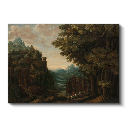 Alexander Keirincx - Orman Manzarası Kanvas Tablo