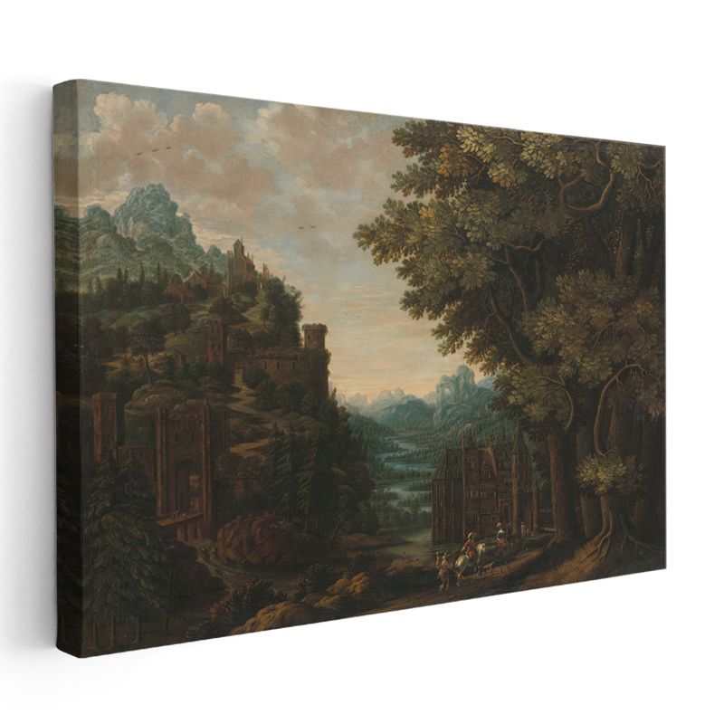 Alexander Keirincx - Orman Manzarası Kanvas Tablo