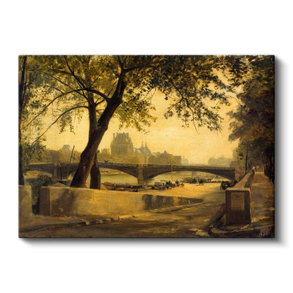 Albert Lebourg - Seine Nehri Manzarası Kanvas Tablo