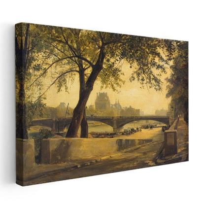 Albert Lebourg - Seine Nehri Manzarası Kanvas Tablo