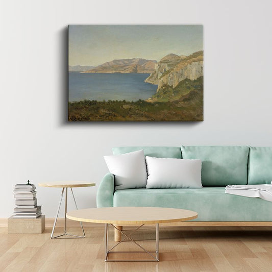 William Turner - Akdeniz Kıyıları Kanvas Tablo