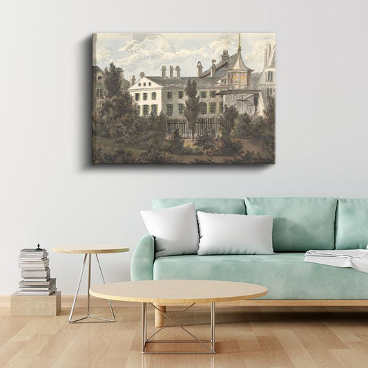 John Constable - Malikane Bahçesi Kanvas Tablo