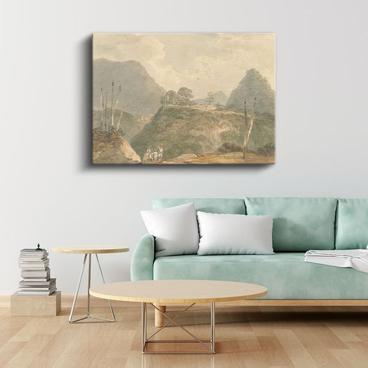 J.M.W. Turner - Dağlık Manzara Kanvas Tablo