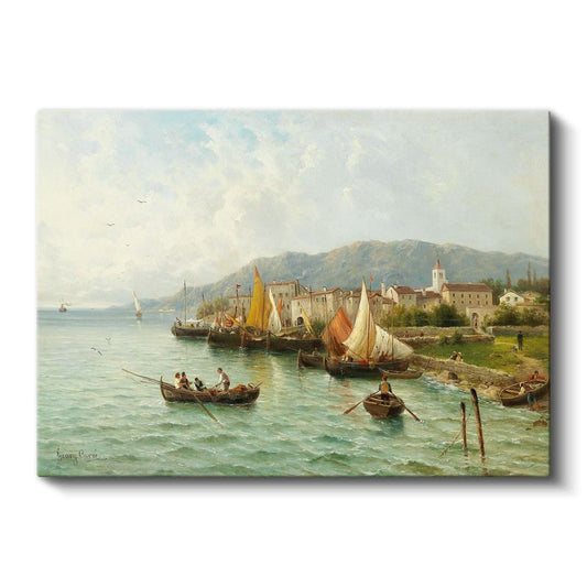 Warren Sheppard - Akdeniz Limanı Kanvas Tablo