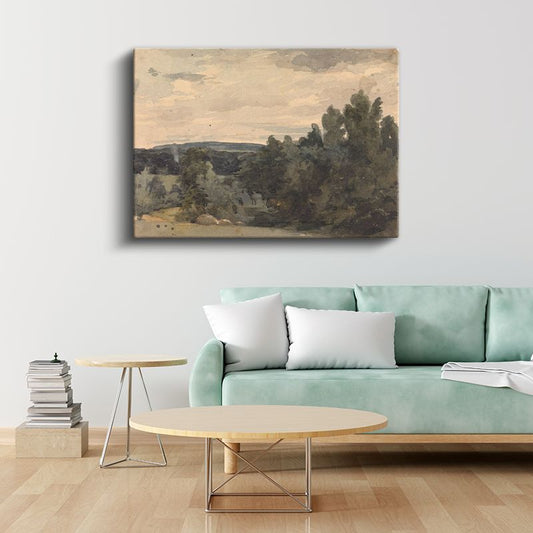 John Constable - Kırsal Manzara Kanvas Tablo