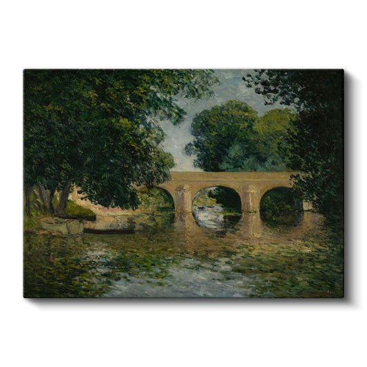 Claude Monet - Nehir Üzerindeki Köprü Kanvas Tablo