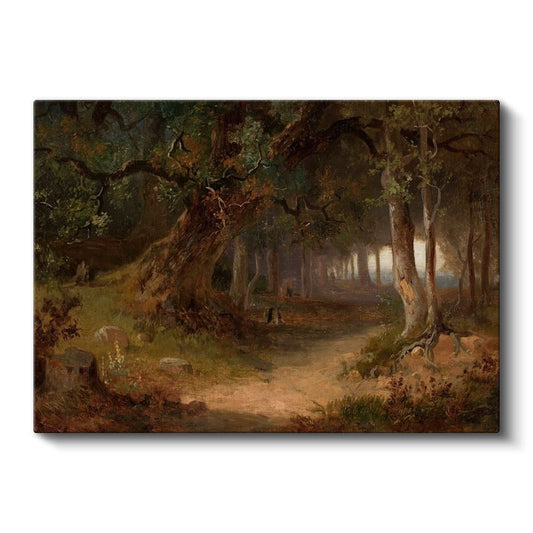 Thomas Moran - Orman Patikası Kanvas Tablo