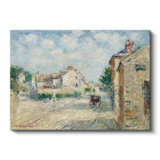Gustave Loiseau - Fransız Köyü Manzarası Kanvas Tablo