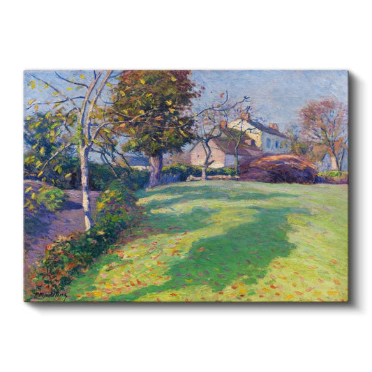 Henri Martin - Sonbahar Bahçesi Kanvas Tablo