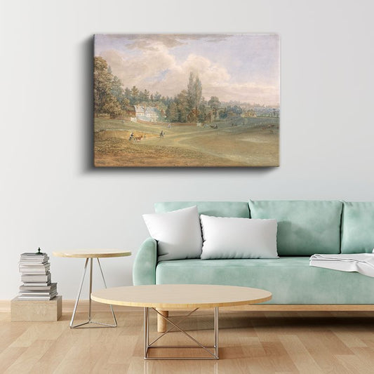 John Constable - Kırsal Manzara Kanvas Tablo