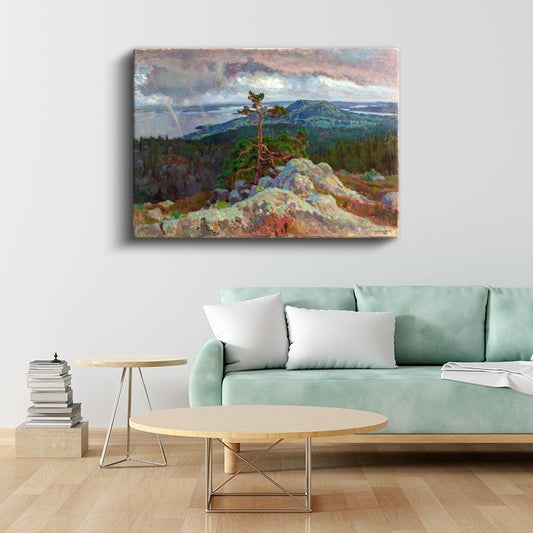 Akseli Gallen-Kallela - Koli Tepesinden Manzara Kanvas Tablo