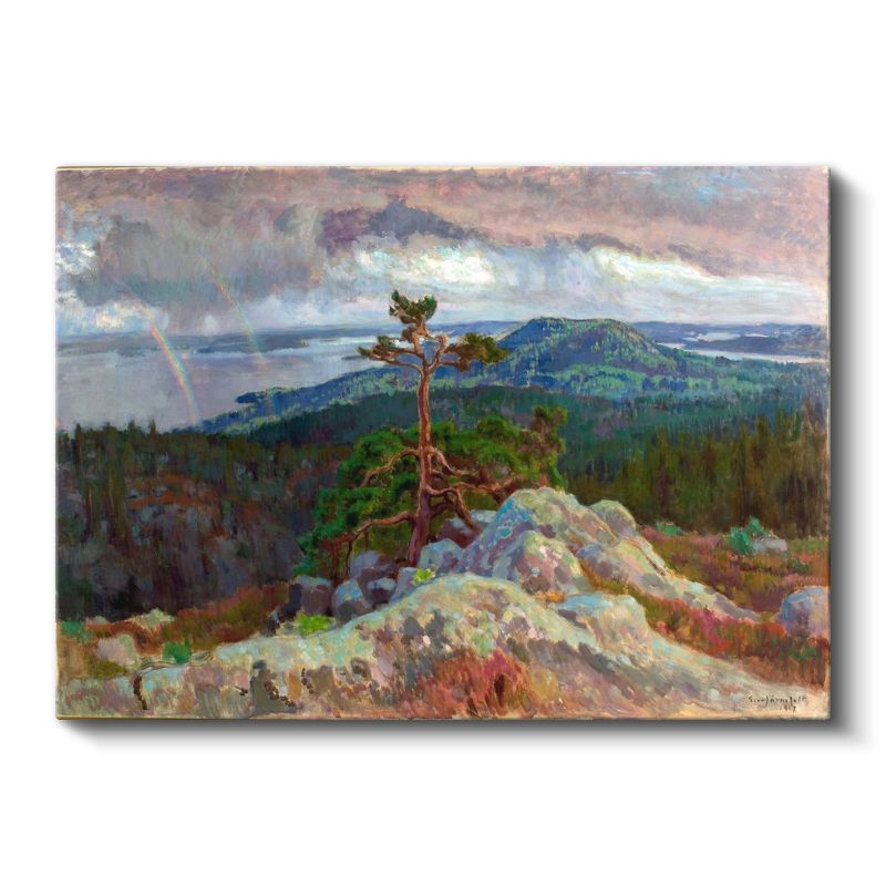 Akseli Gallen-Kallela - Koli Tepesinden Manzara Kanvas Tablo