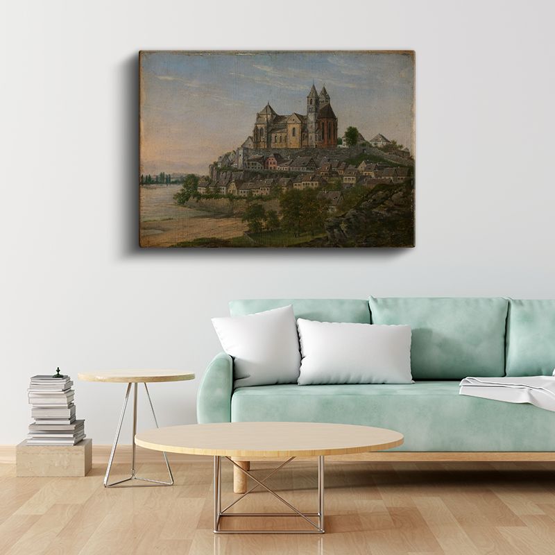 Albrecht Dürer - Orta Çağ Kasabası Kanvas Tablo