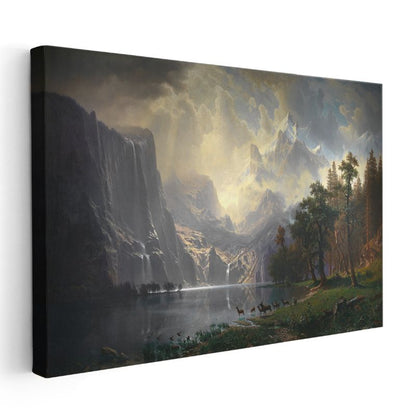 Albert Bierstadt - Sierra Nevada Dağları Kanvas Tablo