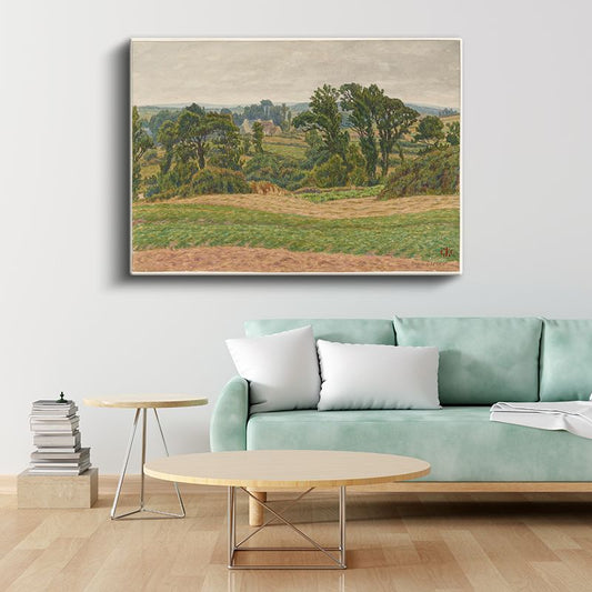 Camille Pissarro - Kırsal Manzara Kanvas Tablo