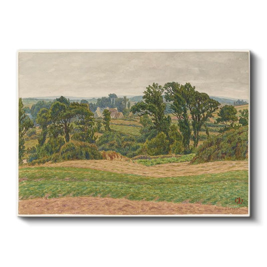 Camille Pissarro - Kırsal Manzara Kanvas Tablo