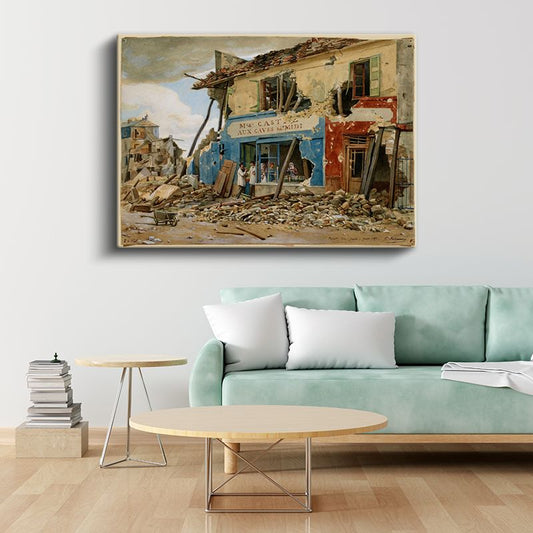 Pierre-Auguste Gendron - Savaş Sonrası Paris Kanvas Tablo