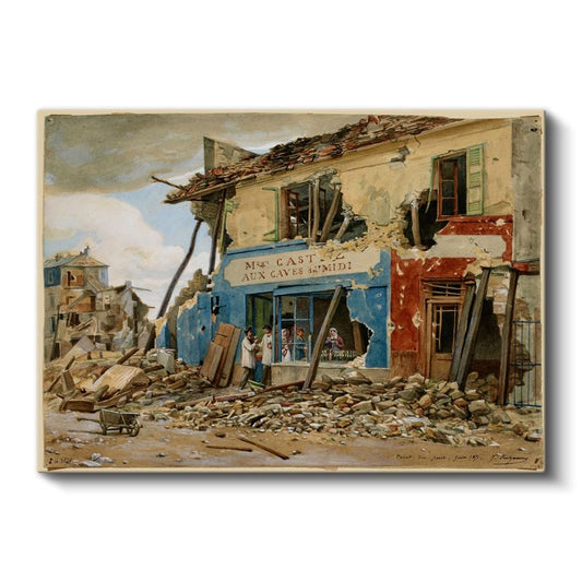 Pierre-Auguste Gendron - Savaş Sonrası Paris Kanvas Tablo