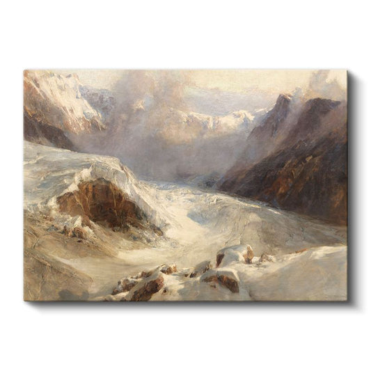J.M.W. Turner - Mer de Glace Kanvas Tablo