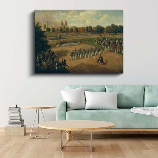 Otto Bache - Askeri Geçit Töreni Kanvas Tablo