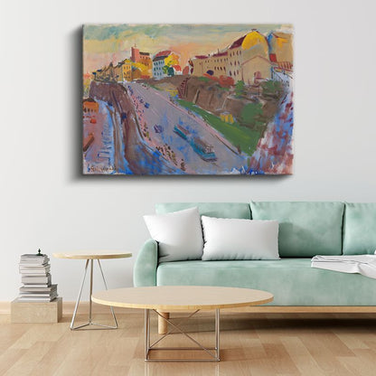 Alexej von Jawlensky - Şehir Manzarası Kanvas Tablo